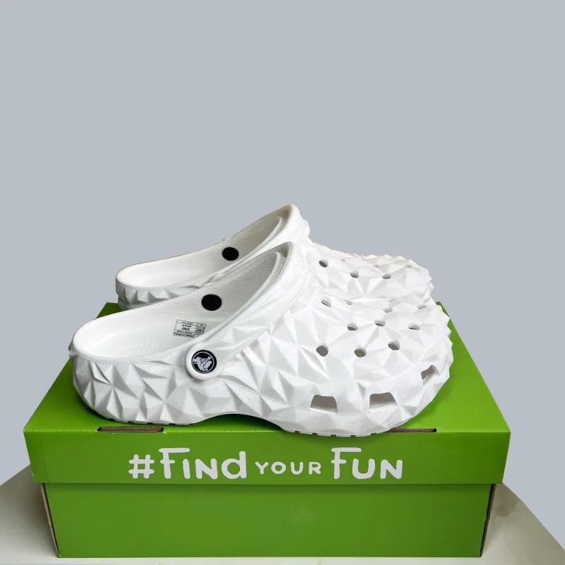 Durian couple hole shoes big men summer classic outdoor wear beach toe breathable women's slippers anti slip